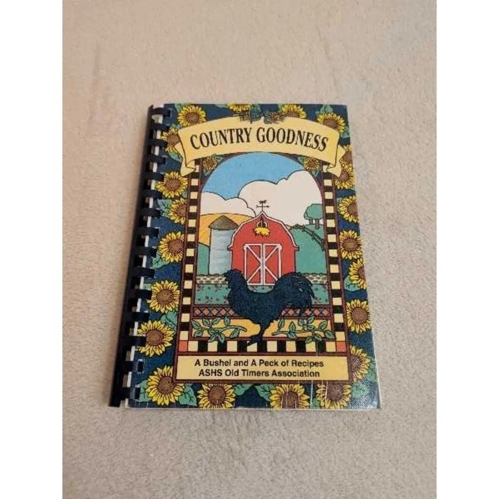 Country Goodness Cookbook Tastes From The Country Recipes Lot Of 2 Vintage